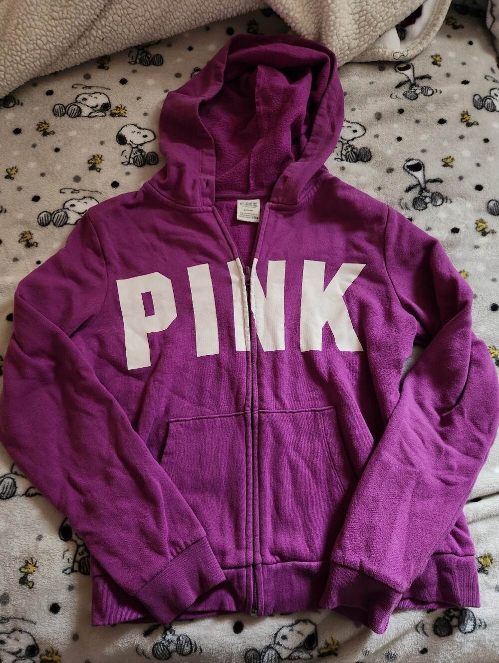Victoria's Secret PINK Purple Zip Up Hoodie